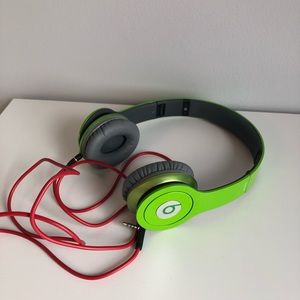 Green Beats Solo Heaphones
